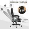 Black 7 Mode Vibrating High Back Executive Massage Adjustable Office Chair
