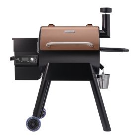 Wood Pellet Grill Smoker Outdoor Electric BBQ Grills 575 Sq.in Cook Area