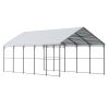 VEVOR 13' x 26' Metal Carport Heavy Duty Outdoor Car Shelter Garage for Boats