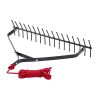 32x6.3 in Pond Aquatic Weed Rake Double-Sided Lake Weed Removal Rake 30ft Rope
