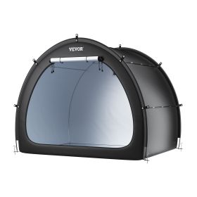 Outdoor Bike Storage Tent Fan-Shaped Waterproof Bike Tent for 4 to 5 Bikes