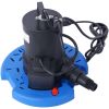 1/4 HP Automatic Swimming Pool Cover Pump 120 V Submersible with 3/4 Check Valve Adapter1850 GPH Water Removal for Pool, Hot Tubs, Rooftops