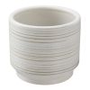 Pottery 6" Teramo Ceramic Planter, White