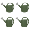 (4 pack) Gardener 2-Gallon Plastic Watering Can, Green