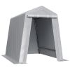 Outdoor Storage Shelter Shed 6x8 ft Waterproof Portable Canopy Carport Tent