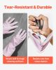 Reusable Cleaning Gloves 2 Pairs Household Dishwashing Gloves Non-Slip Large