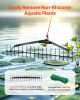32x6.3 in Pond Aquatic Weed Rake Double-Sided Lake Weed Removal Rake 30ft Rope