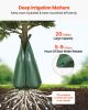 VEVOR Tree Watering Bag Slow Release 4 Pack 20 Gallons, Water Bags for Trees, Refillable Tree Drip Irrigation Bags with Zipper