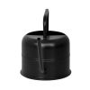 0.37 Gallon Metal Watering Can, Black