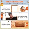 VEVOR Bee Hive Deep Box Starter Kit, 100% Beeswax Coated Natural Cedar Wood, Langstroth Beehive Kit with 10 Frames and Foundations