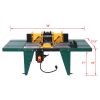 Electric Benchtop Router Table Wood Working Tool,green
