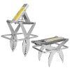 2PCS Easy Setup Mole Traps Outdoor Reusable Scissor Mole Gopher Rodent Control Trap Solid Metal Material For Lawn Garden Yard