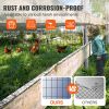 VEVOR Hardware Cloth, 24'' x 50' Galvanized Wire Mesh Roll, 16 Gauge Chicken Wire Fence Roll, Vinyl Coating Metal Wire Mesh for Chicken Coop Barrier