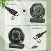 3 in 1 Portable Camping Fan with LED Light and Power Bank 24000mAh Rechargeable Battery Operated Tent Fan with Remote Control Adjustable Speed for Out