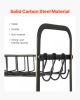 2 Tier Coffee Bar Organizer for Countertop with 12 Movable Hooks Mug Holder