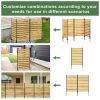 72.8"H x 38.5"W(1 Panel) Cedar Wood Privacy Screen, Outdoor Privacy Walls, Privacy Wood Fence for Pool Equipment Enclosure, Trash Can Enclosures