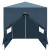 2 x 2m Two Doors & Two Windows Practical Waterproof Right-Angle Folding Tent Blue