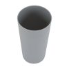 (18 pack) Gray Round Plastic Tumbler, 26-Ounce