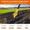 Cordless Electric Garden Tiller Cultivator With 20V Rechargeable Battery 3.93In Width 6.69In Depth 250RPM Max For Garden Yard Farm Lawn