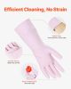 Reusable Cleaning Gloves 2 Pairs Household Dishwashing Gloves Non-Slip Large
