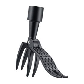 1pc Stand Up Weed Puller Tool Weeding Head Replacement Manual Weed Remover Aluminum Claw Weeder Root Remover Hand Tool For Outdoor Garden Lawn Without (Color: black)