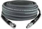 Essential Washer Blue Pressure Washer Hose 50 ft With 3/8 Quick Connect Fittings and 360 Swivel Outlet | 4000 PSI