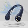 Bladeless Neck Fan with 180° Mountain Wind Cooling -Hands-Free Wearable & Ultra-Quiet, USB Rechargeable for Travel, Gym