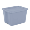 18 Gallon Plastic Storage Container with Snap-On Lid