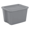 18 Gallon Plastic Storage Container with Snap-On Lid