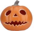 Lantern Halloween Pumpkin Lights- Waterproof Pre-lit Pumpkin Lighted JackoLantern for Halloween Porch, Party, Front Door