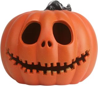 Lantern Halloween Pumpkin Lights- Waterproof Pre-lit Pumpkin Lighted JackoLantern for Halloween Porch, Party, Front Door (Color: 9in-skull Face)