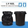 50/100PCS Heavy Duty Trash Bags,30-65Gallon Black Trash Bags, Heavy Duty Black Garbage Bags,Extra Large Black Bags for Lawn, Leaf