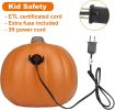 Lantern Halloween Pumpkin Lights- Waterproof Pre-lit Pumpkin Lighted JackoLantern for Halloween Porch, Party, Front Door