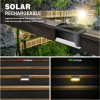 32PCS Solar Deck Lights Outdoor, Solar Step Lights Waterproof Led Solar lights for Outdoor Stairs, Step , Fence, Yard, Patio