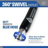 Essential Washer Blue Pressure Washer Hose 50 ft With 3/8 Quick Connect Fittings and 360 Swivel Outlet | 4000 PSI