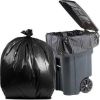 50/100PCS Heavy Duty Trash Bags,30-65Gallon Black Trash Bags, Heavy Duty Black Garbage Bags,Extra Large Black Bags for Lawn, Leaf