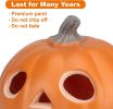 Lantern Halloween Pumpkin Lights- Waterproof Pre-lit Pumpkin Lighted JackoLantern for Halloween Porch, Party, Front Door