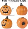 Lantern Halloween Pumpkin Lights- Waterproof Pre-lit Pumpkin Lighted JackoLantern for Halloween Porch, Party, Front Door