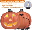 Lantern Halloween Pumpkin Lights- Waterproof Pre-lit Pumpkin Lighted JackoLantern for Halloween Porch, Party, Front Door